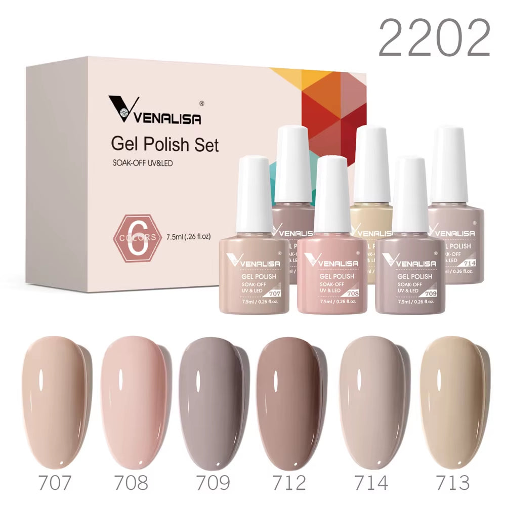 Color Nail Gel Polish Kit Jelly Pink Semi-Transparent HEMA FREE Self Leveling Nude Natural Pink Nail Manicure Set