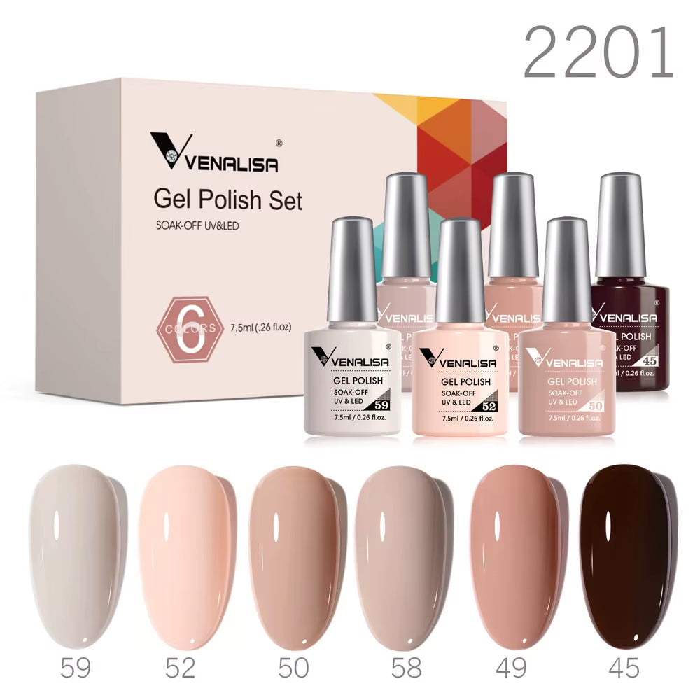 Color Nail Gel Polish Kit Jelly Pink Semi-Transparent HEMA FREE Self Leveling Nude Natural Pink Nail Manicure Set