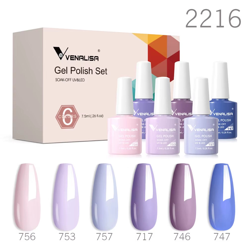 Color Nail Gel Polish Kit Jelly Pink Semi-Transparent HEMA FREE Self Leveling Nude Natural Pink Nail Manicure Set