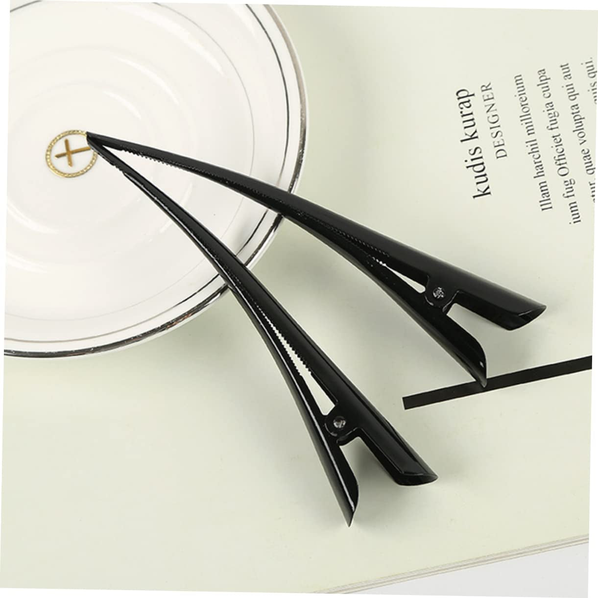 8Pcs Seamless Duckbill Clips for Hair Partitioning Non-Damaging Alligator Hair Clips for Thick Curly Styling and Home