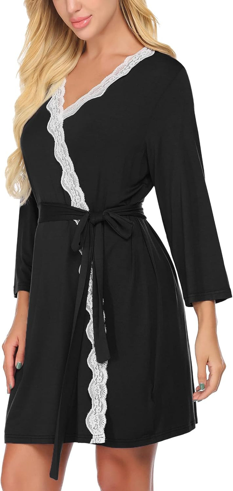 Maternity Nursing Robe Labor Delivery Nightgown Pregnancy Breastfeeding Gown Hospital Bathrobes Dress S-XXL